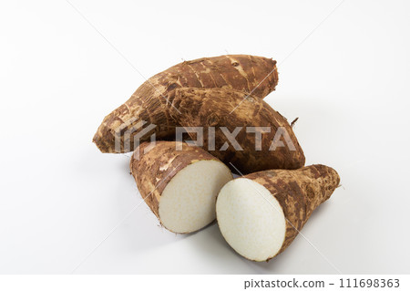 白色背景上的竹筍 白色背景上的竹筍 111698363