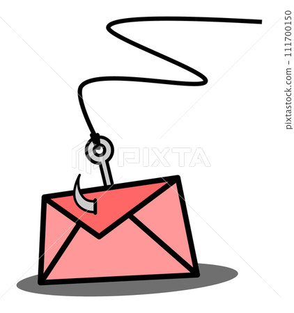 網路釣魚電子郵件的插圖,其中假冒者竊取個人資訊、卡片密碼等。 網路釣魚電子郵件的插圖,其中假冒者竊取個人資訊、卡片密碼等。 111700150