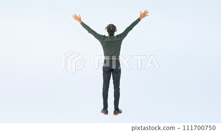 黑人全身背影照片 黑人全身背影照片 111700750