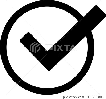 複選框標記圖示圓圈 111700808