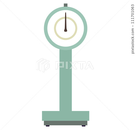 Illustration of an analog platform scale 111701063