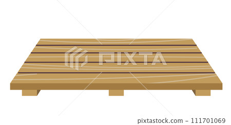 Illustration of wooden slats Illustration of wooden slats 111701069