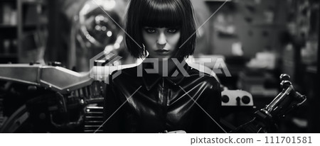 digital distance woman 111701581