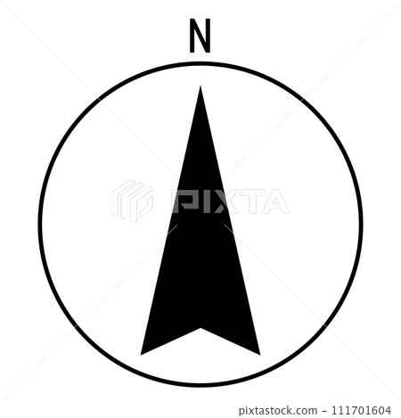 Orientation mark icon 111701604