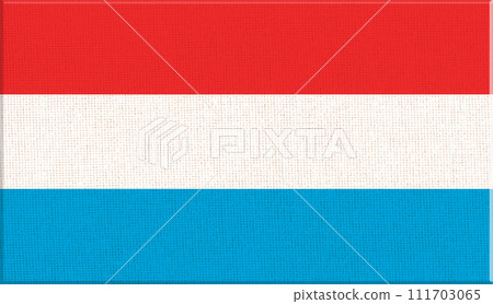 Flag of Luxembourg. Grand Duchy of Luxembourg. National symbol Flag of Luxembourg. Grand Duchy of Luxembourg. National symbol 111703065