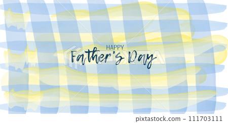 Templates Father Day holiday in watercolor style. Text greeting on background plaid shirt. Greeting Card or Flyer Design. Templates Father Day holiday in watercolor style. Text greeting on background plaid shirt. Greeting Card or Flyer Design. 111703111