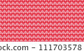 Red Heart pattern background, Vector embroidery crochet background, Love concept Love style, Pattern crochet native 111703578