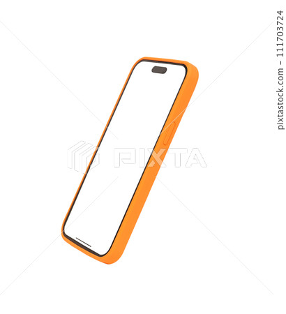 Berlin Germany January 21 2024 Iphone mobile smart phone screen mockup, cellphone, isolated on white Berlin Germany January 21 2024 Iphone mobile smart phone screen mockup, cellphone, isolated on white 111703724