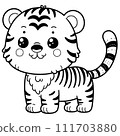 動物著色頁 111703880