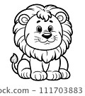 動物著色頁 111703883