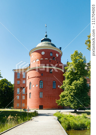 View of royal Gripsholms castle in Mariefred, Sweden 111704003