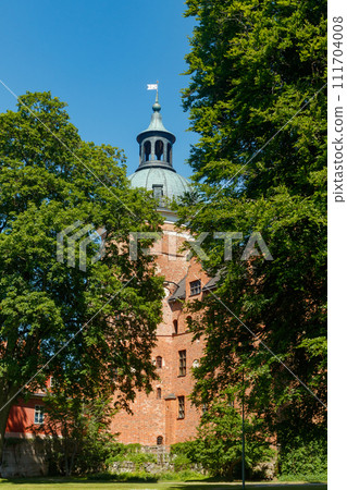View of royal Gripsholms castle in Mariefred, Sweden View of royal Gripsholms castle in Mariefred, Sweden 111704008