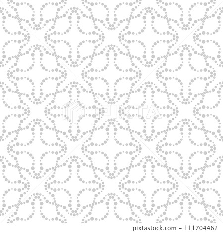 Dotted ornamental pattern - seamless. 111704462