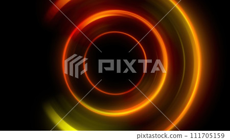 Luminous Swirling Glowing Circles 111705159