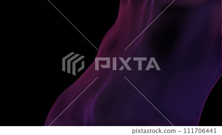 3D wavy background in a image, featuring colors for a visually relaxing and continuous experience. 111706441