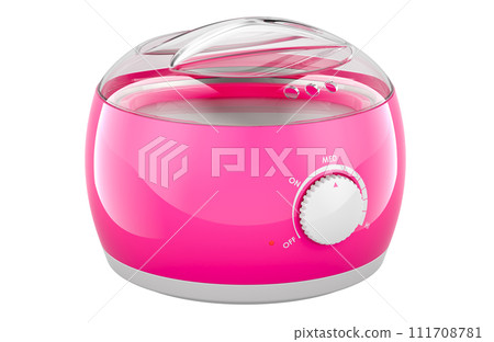 Electric Wax Warmer, pink color. 3D rendering 111708781