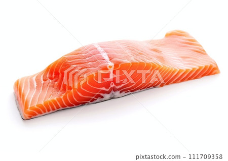 fresh raw salmon 111709358