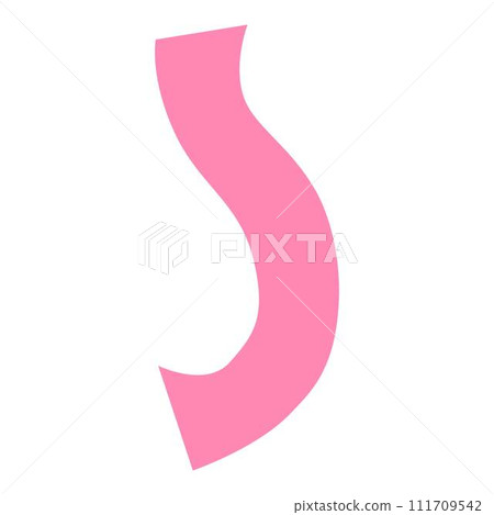 Confetti ribbon. Cartoon colorful decoration element, shiny tinsel streamers with glitter, party celebration element. Vector isolated collection of cartoon greeting carnival illustration 111709542