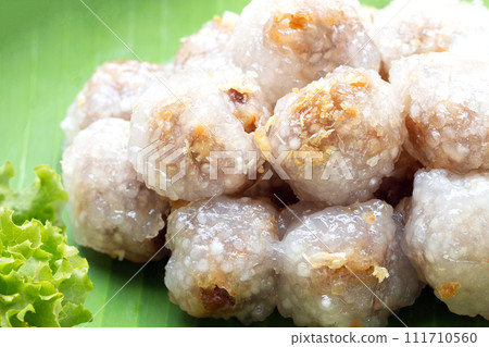 Tapioca balls with pork filling Tapioca balls with pork filling 111710560