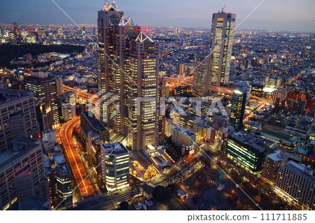 Park Hyatt Tokyo seen from the Tokyo Metropolitan Government Building 111711885