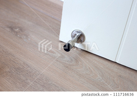 White door with door stopper White door with door stopper 111716636