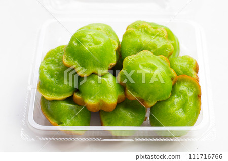 Kanom Krok Singapore, Pandans hot cake. Thai dessert 111716766