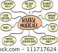 reverse mortgage - infographics or mind map, finance, business and education concept 111717624