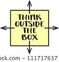 think outside the box - inspirational concept, business, education and personal development-outside-box-1 111717637