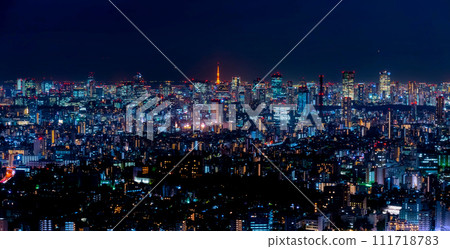 大城市中的建築物和公寓森林 111718783