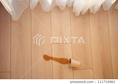 soft drinks or liquid spilled on a floor , soft drinks or liquid spilled on a floor , 111718962