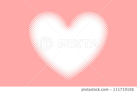 Heart-shaped halftone background Heart-shaped halftone background 111719108