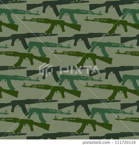 AK gun steamless texture. Vector. Eps AK gun steamless texture. Vector. Eps 111720116