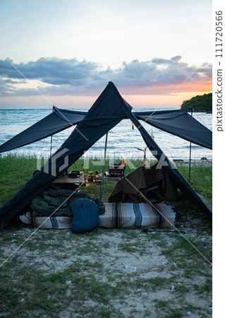 One pole tent teepee tent black tent solo camping camping nature One pole tent teepee tent black tent solo camping camping nature 111720566