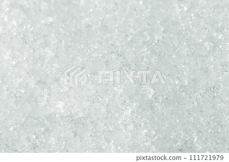 Cold texture of snow melting like sherbet 111721979