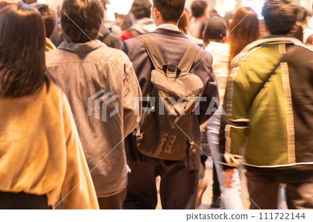 Shibuya Scramble Crossing Blur/Bokeh 2024 111722144