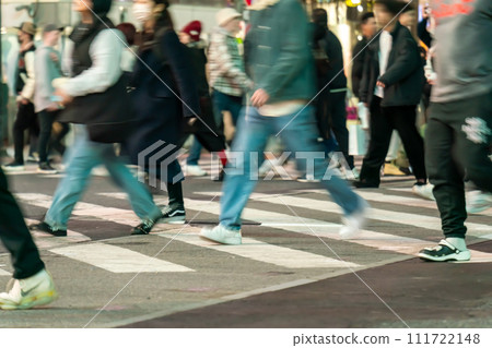 Shibuya Scramble Crossing Blur/Bokeh 2024 111722148