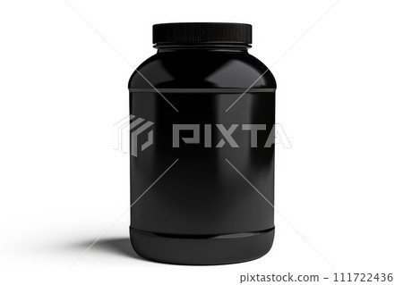 Protein supplement jar mockup for mockup and branding, AI generative Protein supplement jar mockup for mockup and branding, AI generative 111722436