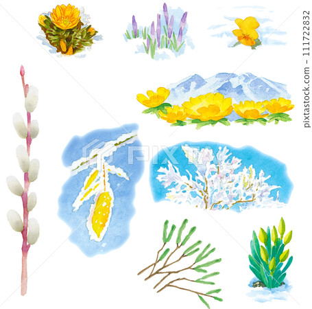 雪和植物集 111722832