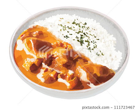 Butter chicken curry (with parsley) Butter chicken curry (with parsley) 111723467