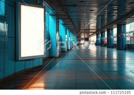 AI-generated content. Billboard for Advertisement. Generative AI 111725195