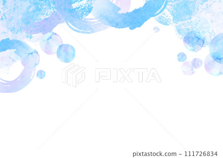 適合夏天的清爽藍色水彩背景素材 適合夏天的清爽藍色水彩背景素材 111726834