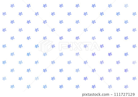 可愛的花卉背景素材 111727129