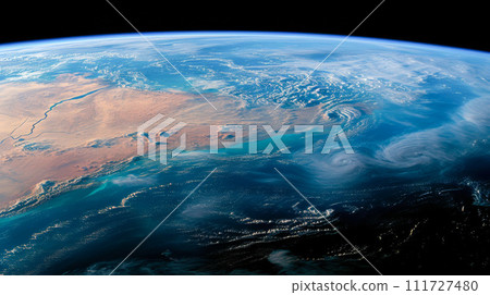 從太空拍攝的地球 111727480