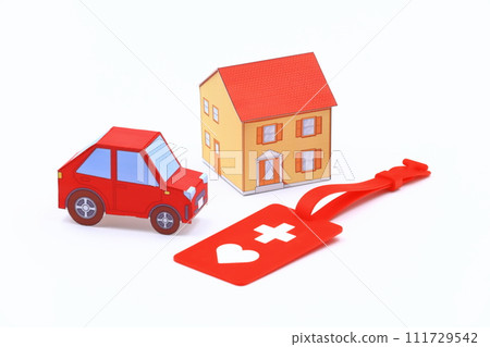幫助標記汽車和房屋的圖像 111729542