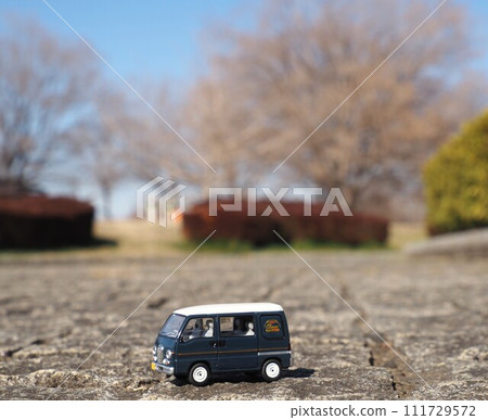 迷你車風景:藍天公園與水鹿 迷你車風景:藍天公園與水鹿 111729572