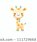 cute giraffe 111729668