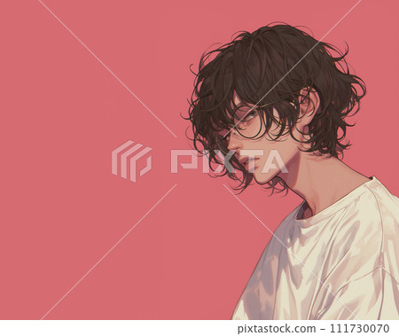 一個戴著眼鏡、頭髮微捲的男孩(AI 產生的圖像) 一個戴著眼鏡、頭髮微捲的男孩(AI 產生的圖像) 111730070