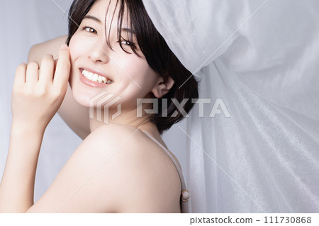 Beauty image of a young black-haired woman 111730868