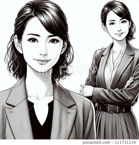 A woman admired by men 111731139