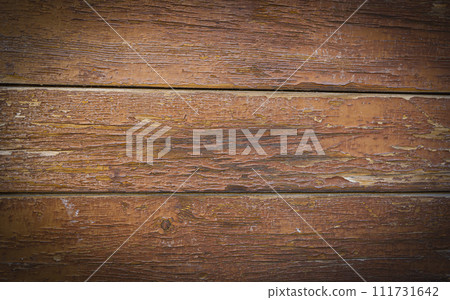 Old texture painted wooden boards. Selective focus Old texture painted wooden boards. Selective focus 111731642